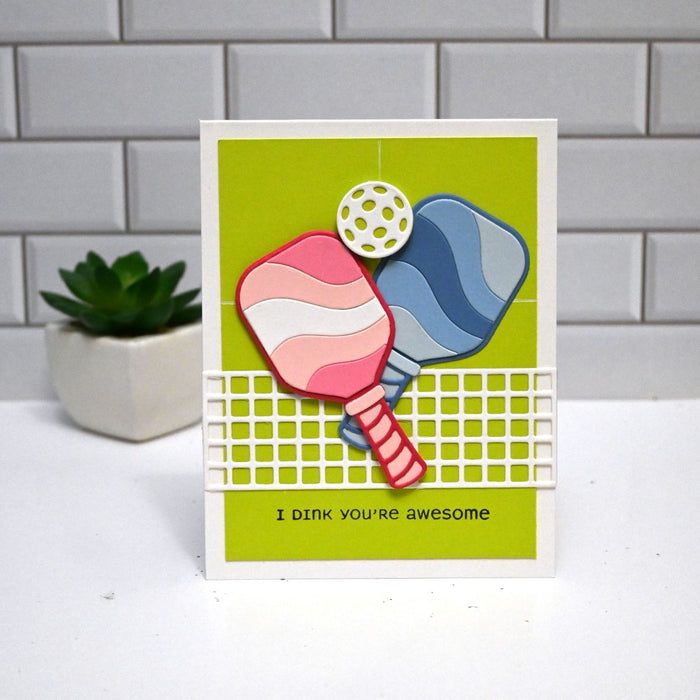 Born to Dink Clear Stamp & Die Set