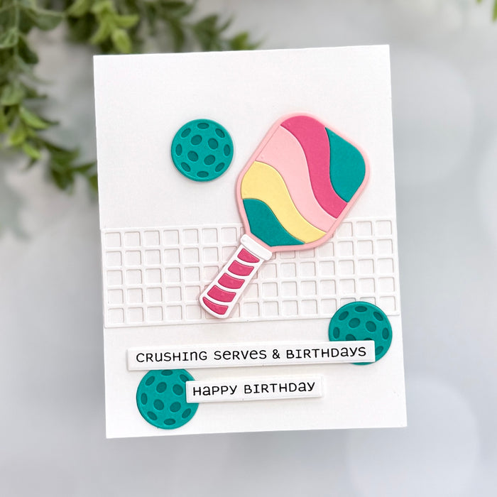 Born to Dink Clear Stamp & Die Set