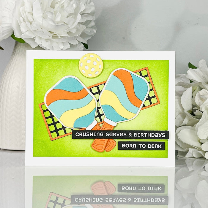 Born to Dink Clear Stamp & Die Set