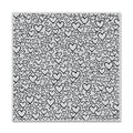Bursting with Love Bold Prints Cling Stamp