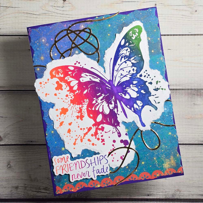 Butterfly Splatter BetterPress Plate & Die Set