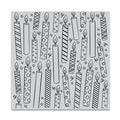 Candles Bold Prints Cling Stamp