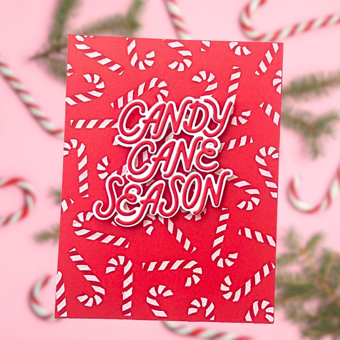 Candy Cane Toss Up Stencils