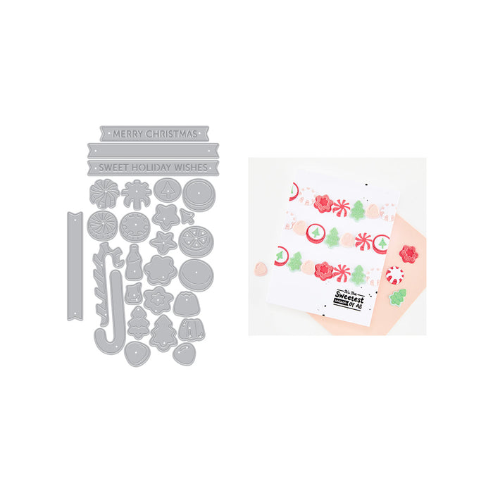 Candy Kebob Christmas Add-On Die Set by Carly Tee