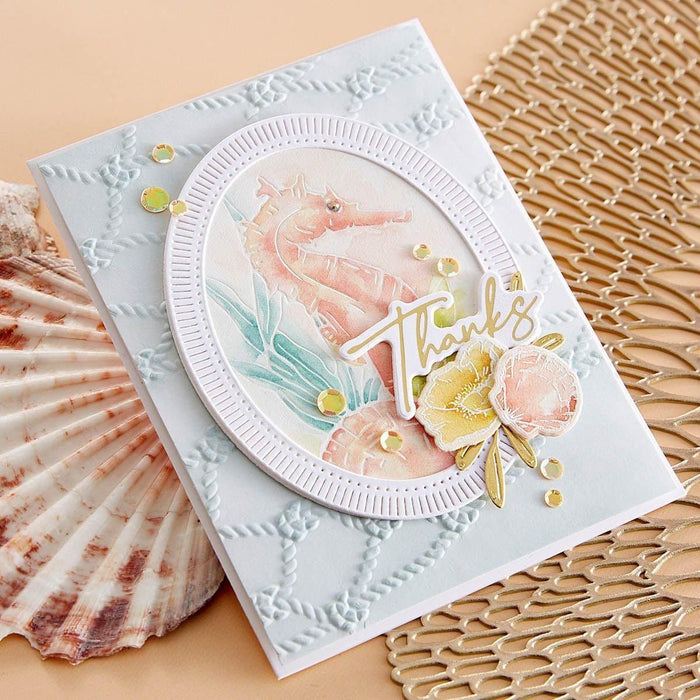 Cast Away 3D Embossing Folder by Dawn Woleslagle