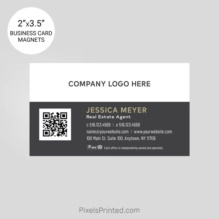 Century 21 business card magnets PixelsPrinted