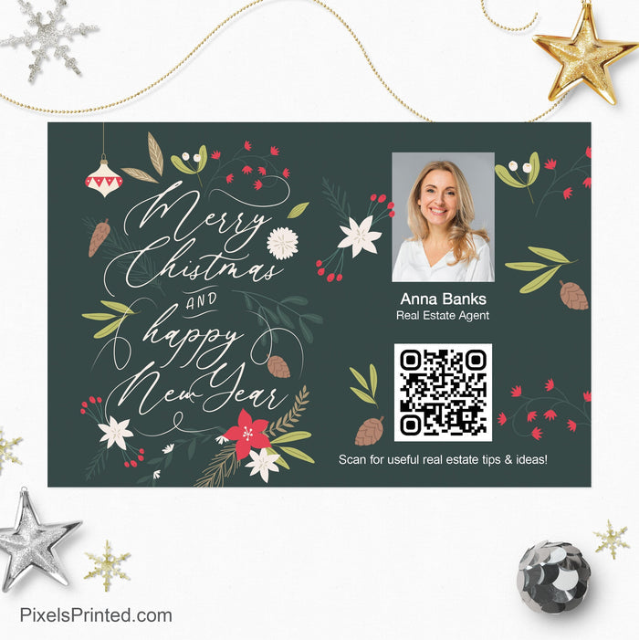 Century 21 Christmas holiday postcards postcards PixelsPrinted