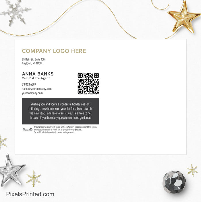 Century 21 Christmas holiday postcards postcards PixelsPrinted