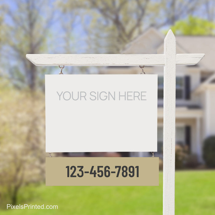 Century 21 phone number sign riders PixelsPrinted