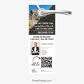 Century 21 real estate door hangers  with QR code