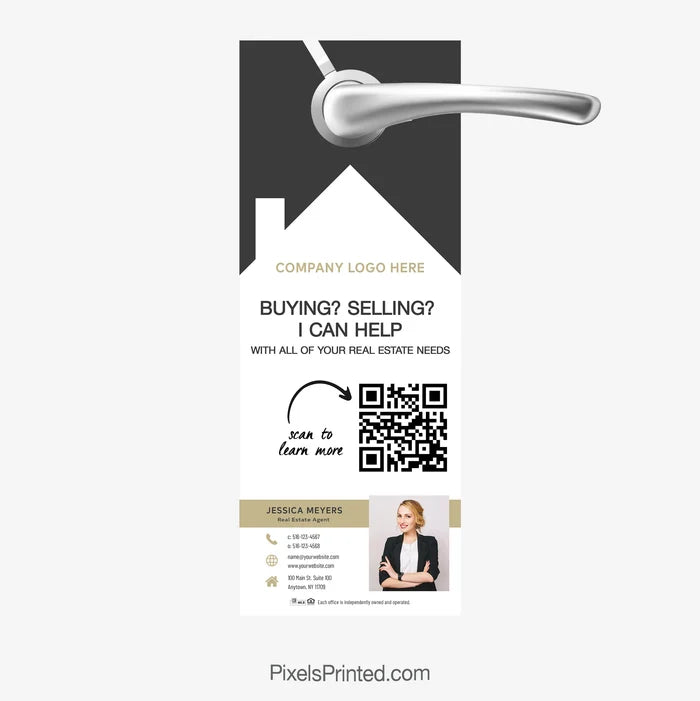 Century 21 neighborhood farming door hanger for realtors