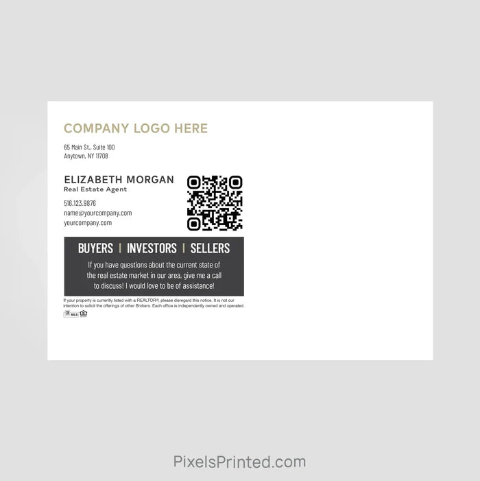 Century 21 agent announcement postcards PixelsPrinted