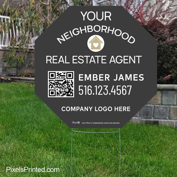 Century 21 your neighborhood agent yard signs yard signs PixelsPrinted