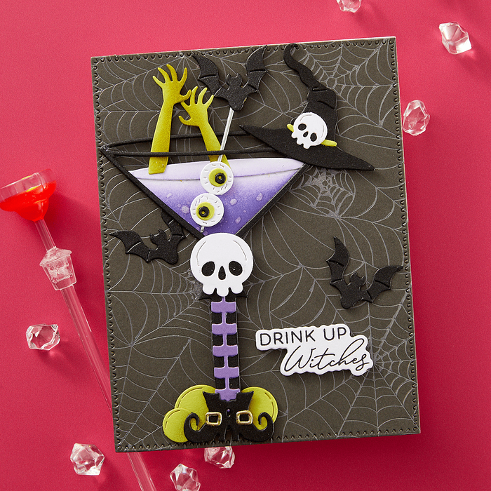 Cheers Sentiments Press Plate & Die Set