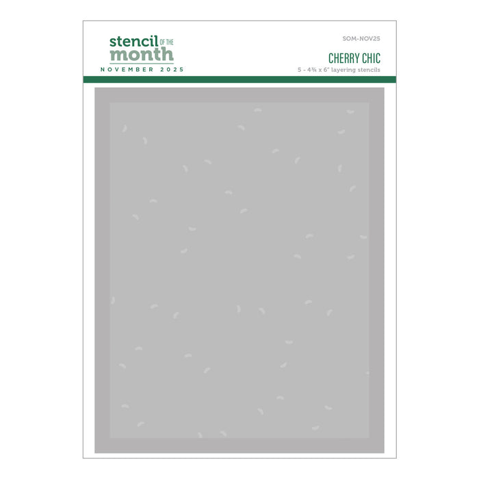 Cherry Chic - Stencil of the Month