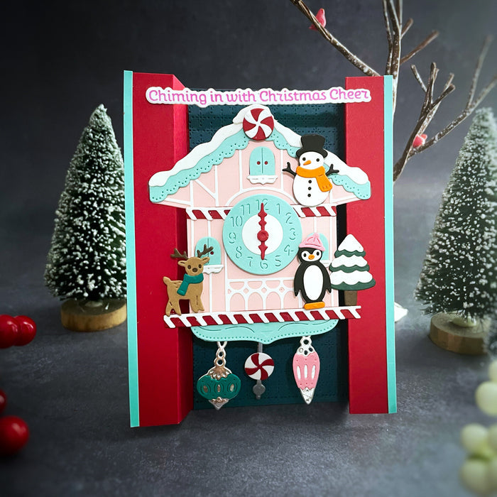 Chiming Christmas Etched Dies
