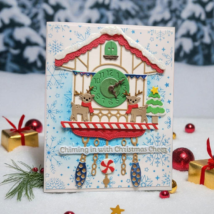 Chiming Christmas Etched Dies