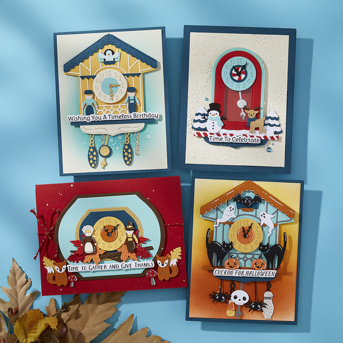 Chiming Christmas Etched Dies