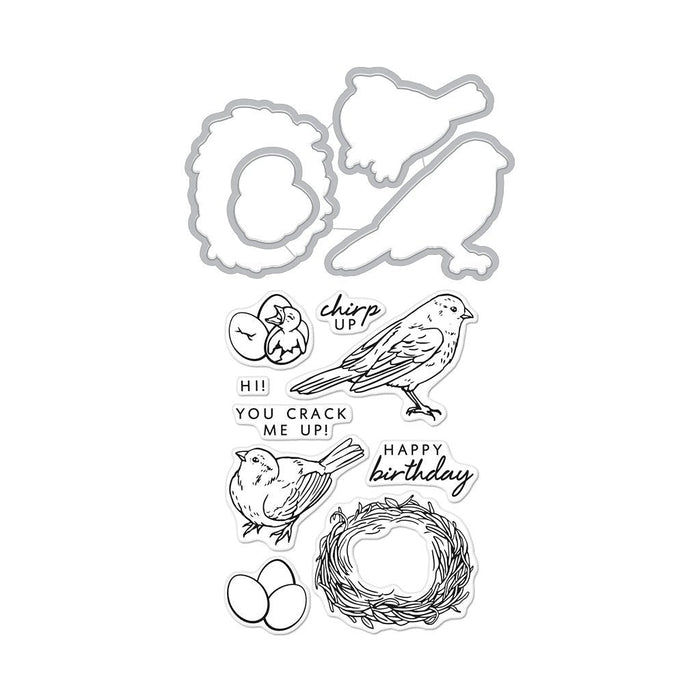 Chirp Stamp & Cut Set