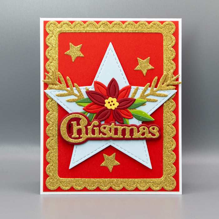 Christmas Foliage Etched Dies by Lisa Horton