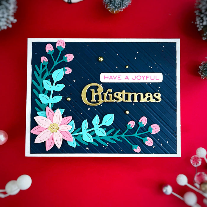 Christmas Foliage Etched Dies by Lisa Horton