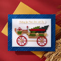 Christmas Horse-Drawn Wagon Etched Dies by Annie Williams