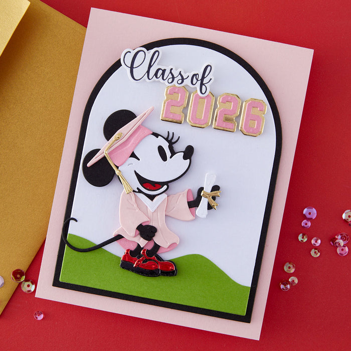 Classic Mouse Graduation Etched Dies