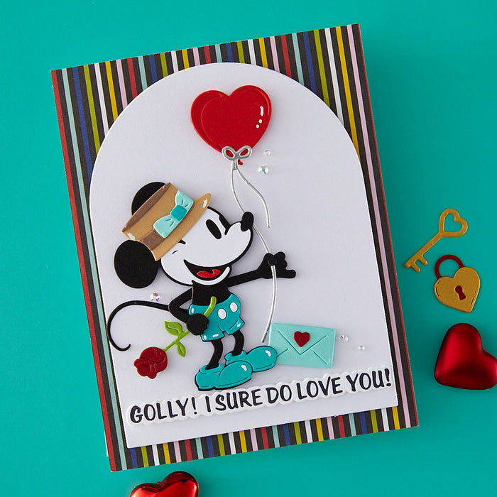 Classic Mouse Love Etched Dies