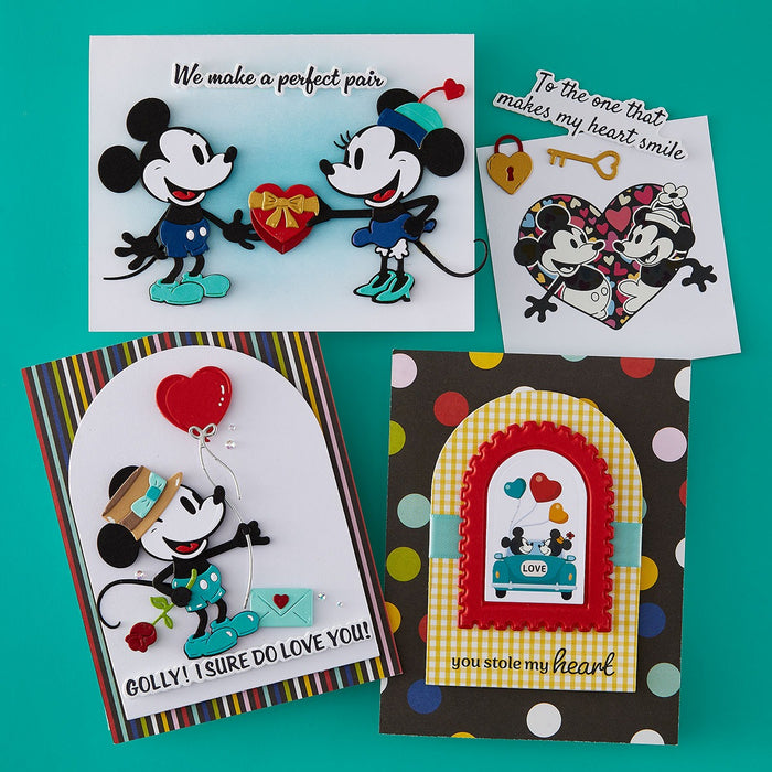 Classic Mouse Love Etched Dies