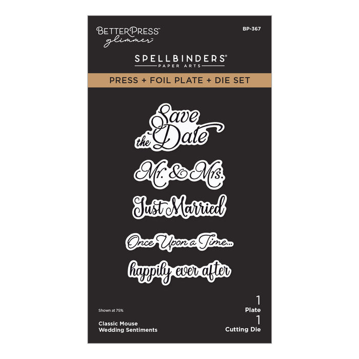 Classic Mouse Wedding BetterPress Bundle