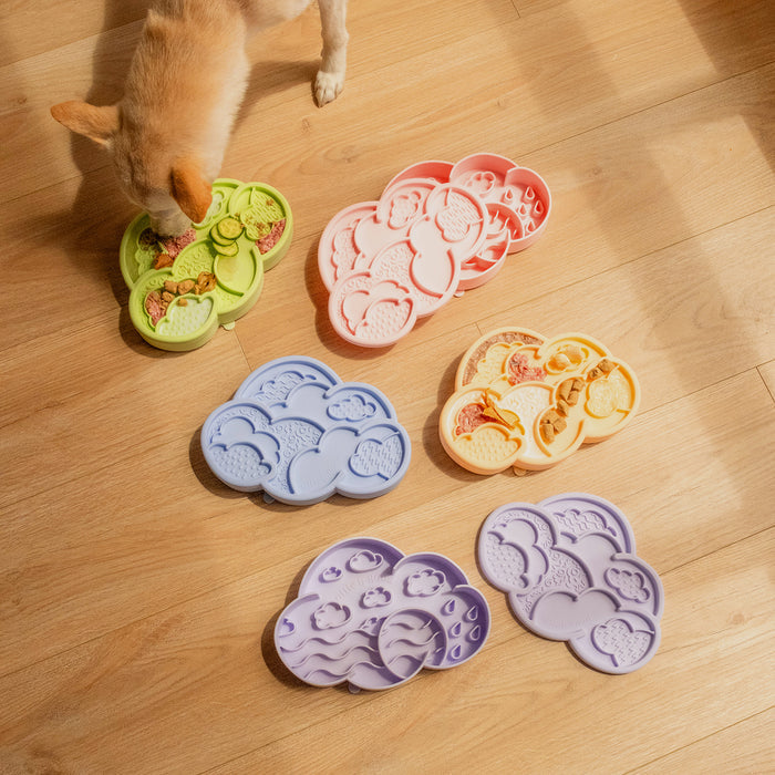 cloud nine lick mat & lid | honeydew