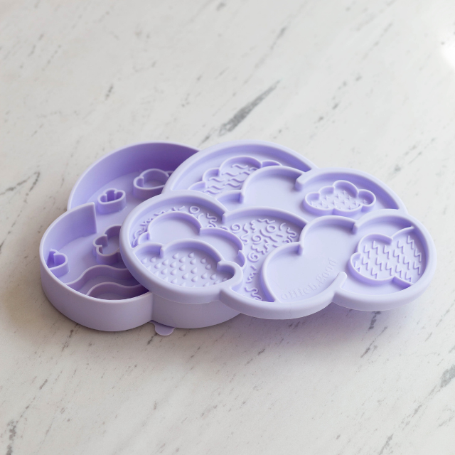 cloud nine lick mat & lid | viola