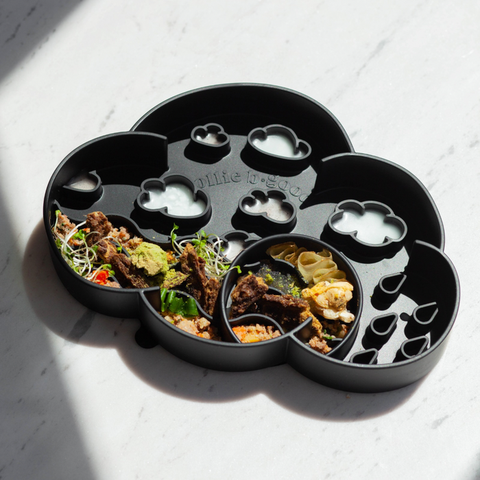 cloud slow feeder bowl | blackberry