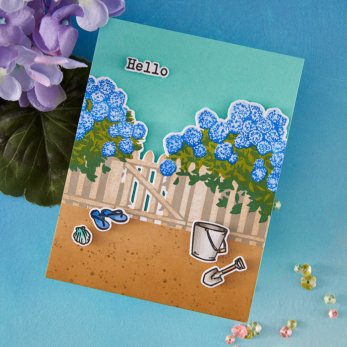 Coastal Blooms HeroScape Clear Stamp Set