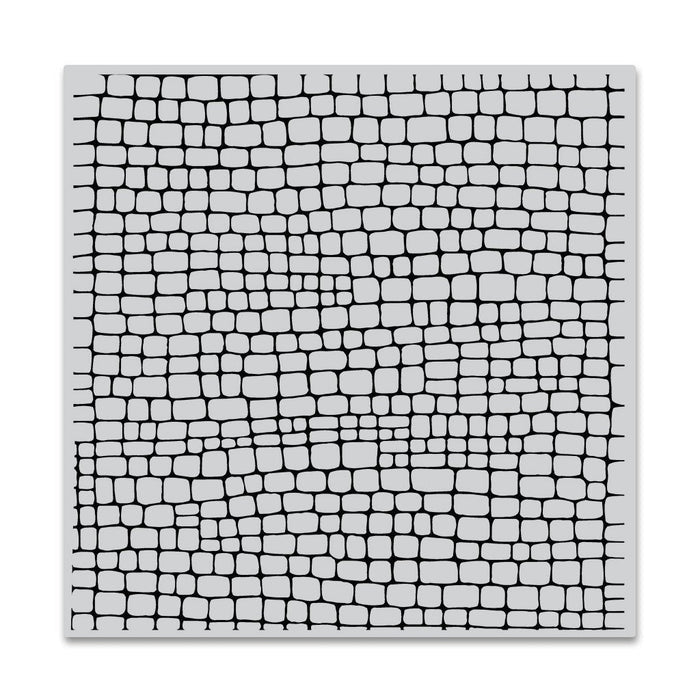 Cobblestone Bold Prints Cling Stamp