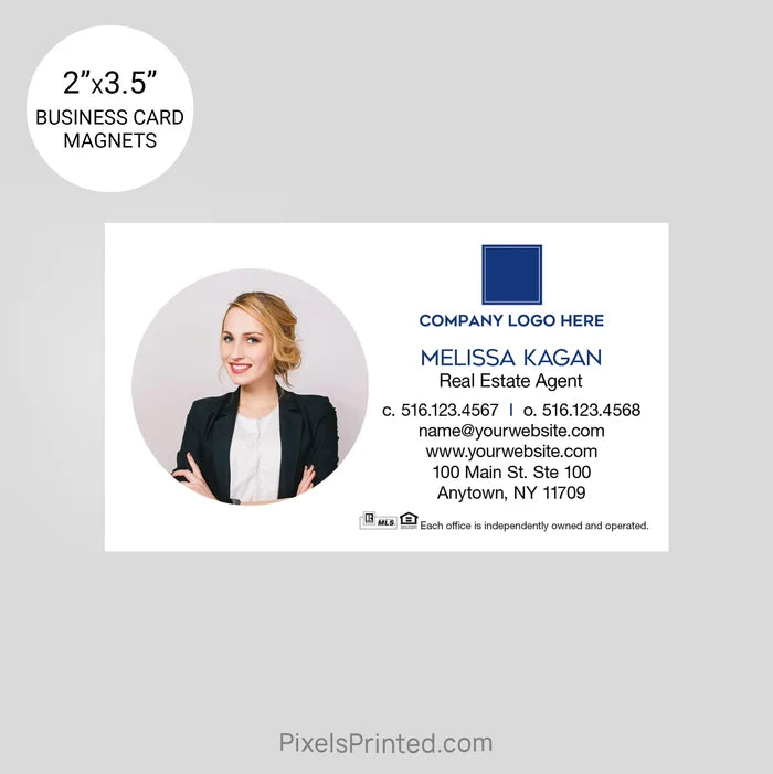 Coldwell Banker business card magnets PixelsPrinted