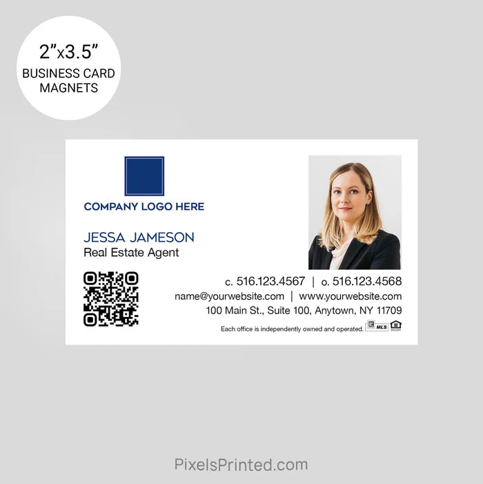 Coldwell Banker business card magnets PixelsPrinted