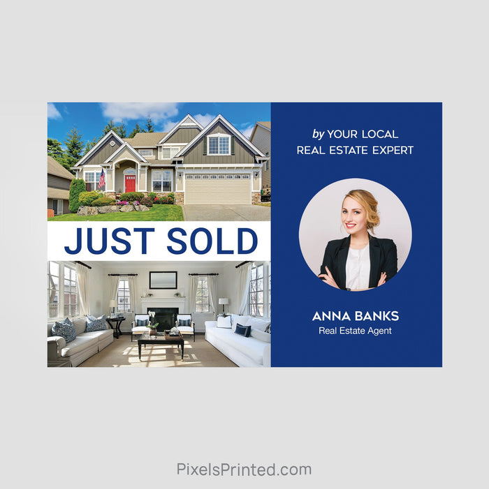 Coldwell Banker just sold postcards PixelsPrinted