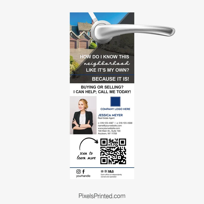 coldwell banker area farming door hanger