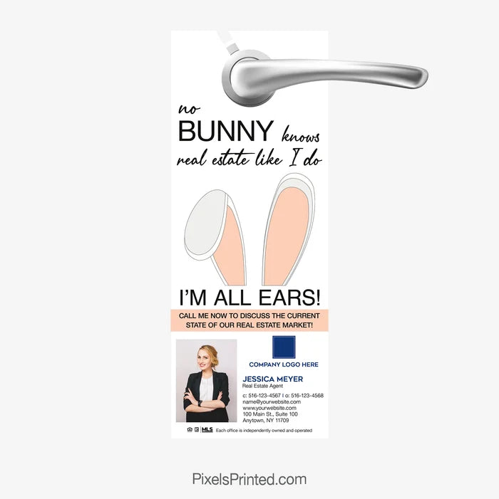 Easter real estate expert door hanger for Coldwell Banker Realty