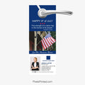 Coldwell Banker realty Fourth of July door hangers for summer real estate marketing