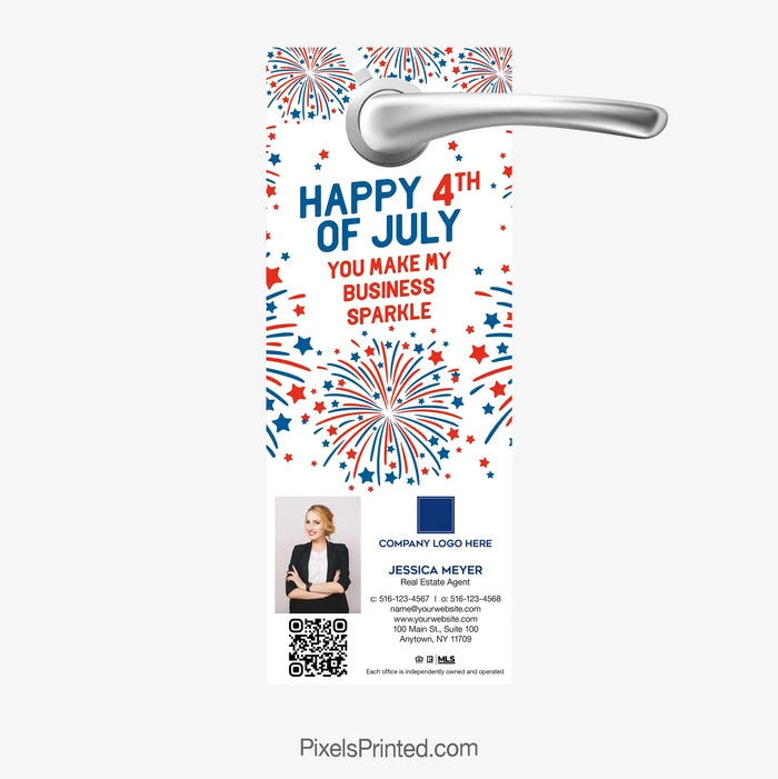 Coldwell Banker Independence Day real estate hanger