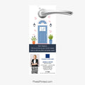 Spring agent introduction door hanger for Coldwell Banker Realty