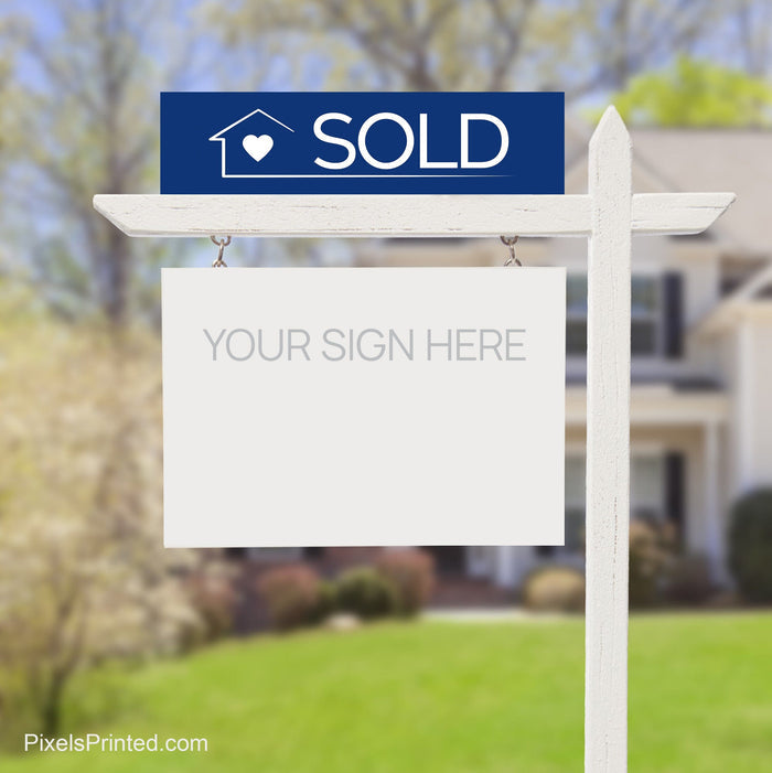 Coldwell Banker sold sign riders PixelsPrinted