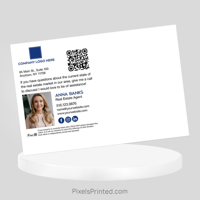 Coldwell Banker Thanksgiving postcards PixelsPrinted