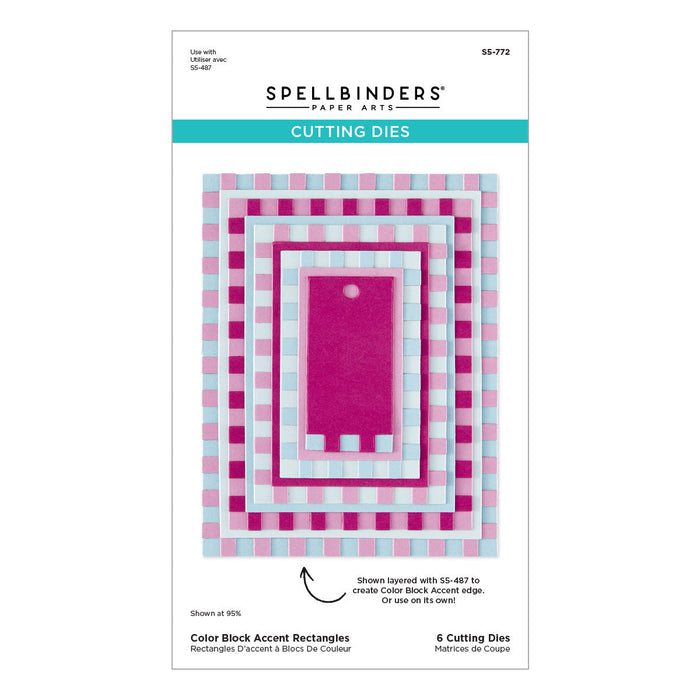 Color Block Accent Rectangles Die Bundle