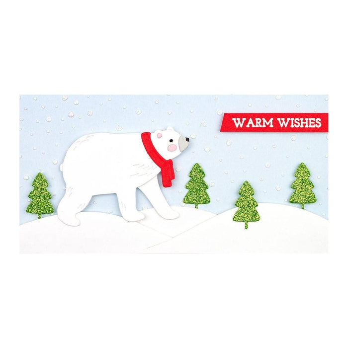 Color Block Scenic Scape Etched Dies from the Tis the Season Collection (S3-418) Product Example