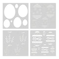 Color Layering Decorative Eggs Stencils from the Charming Easter collection