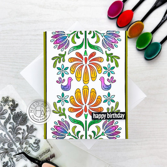 Color Layering Folk Art Stencils