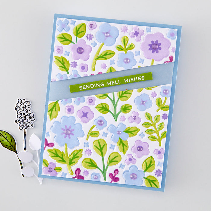 Color Layering Meadow Blooms Stencils